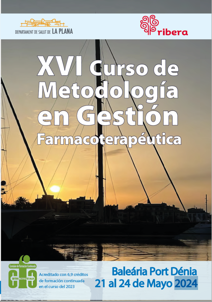 XVI CURSO DE METODOLOGIA EN GESTION FARMACOTERAPEUTICA